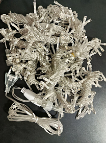 Гірлянда Штора 2х2 м у кімнату на стіну Жовта світлодіодна інтер’єрна 240 лампочок Laplandia від мережі (Y.03.5Т.240+)